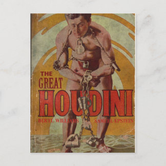 Die Great Houdini-Postkarte Postkarte