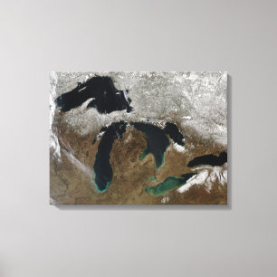 Die Great Lakes 3 Leinwanddruck