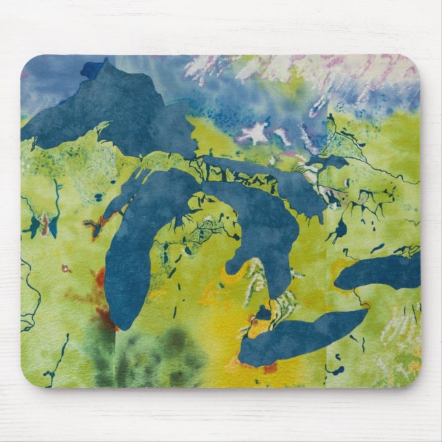 Die Great Lakes Mausunterlage Mousepad (Vorne)