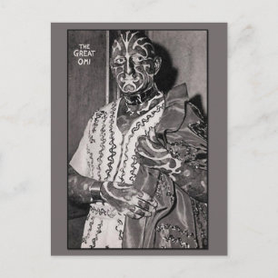 Die Great Omi Zirkuskarten Postkarte