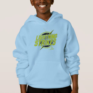 Die grelle   "Blitzschlag-" Grafik Hoodie
