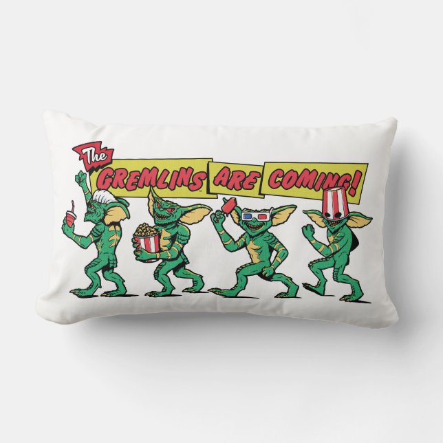 Die Gremlins™ kommen Lendenkissen (Vorderseite)