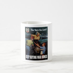 Die Grenze des Himmels -- Plakat WW2 Tasse