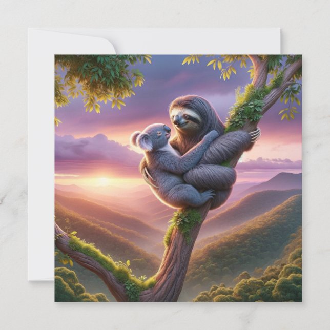 Die Grenzen der Wildnis Feiertagskarte (Vorderseite)