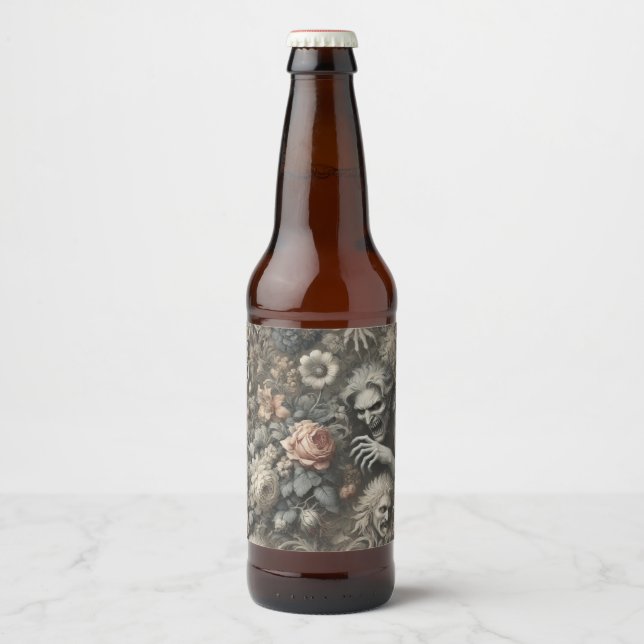 Die Greys – Gothic-Victorian-Design Bierflaschenetikett (Vorderseite)