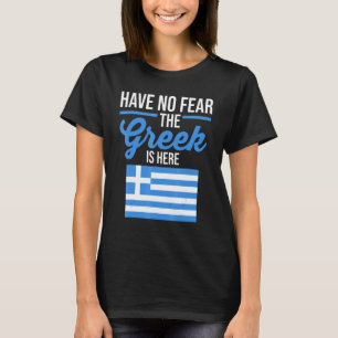 Die griechische Flagge hat keine Angst, dass der G T-Shirt