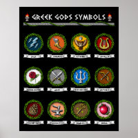 Die griechische Mythologie gibt Symbole