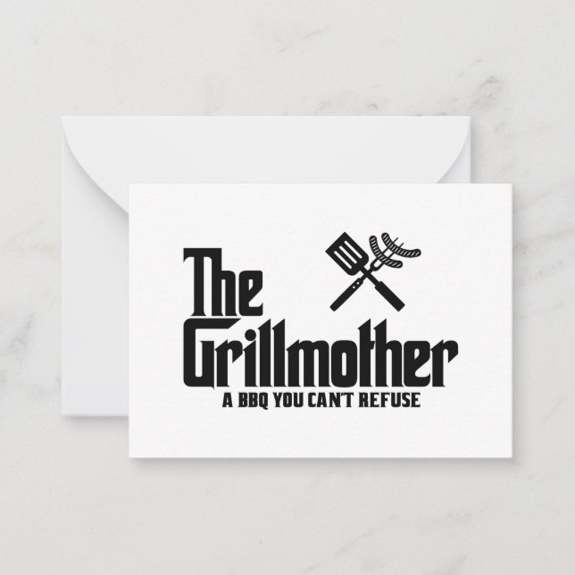 Die Grillmutter Mitteilungskarte (Vorderseite)