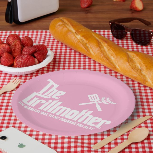 Die Grillmutter Pappteller (Picknick)