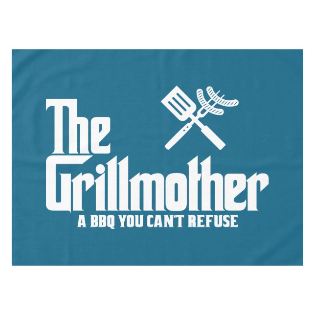 Die Grillmutter Tischdecke (Vorderseite (Horizontal))