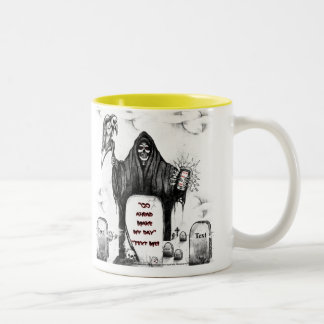 Die grimmige Sensenmann-Sammlung durch ClarkUlysse Zweifarbige Tasse