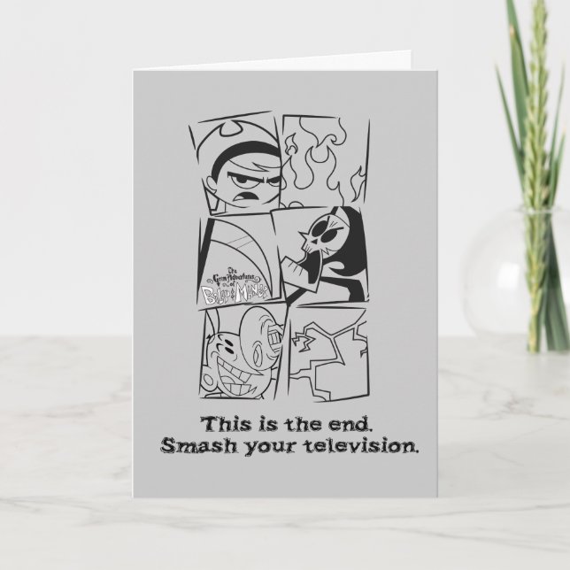 Die grimmigen Abenteuer von Billy & Mandy - Das En Karte (Vorderseite)