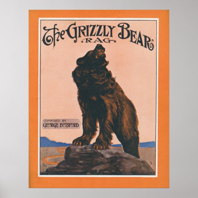Die Grizzlybären-Rag Poster (Vorne)