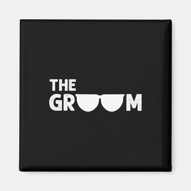 Die Groom Bachelor Party Stag Trauzeuge Hochzeit Magnet (Vorne)