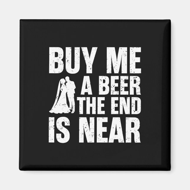 Die Groom Bachelor versorgt Party Hochzeit Magnet (Vorne)