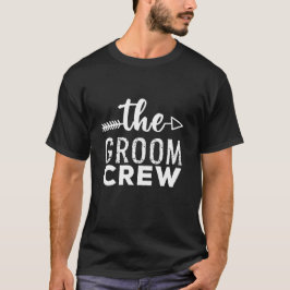 Die Groom-Crew weiß T-Shirt