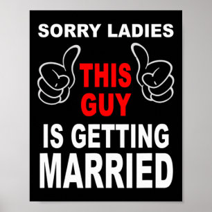 Die Groom Squad Bachelor Party Hochzeit Sorry Gett Poster