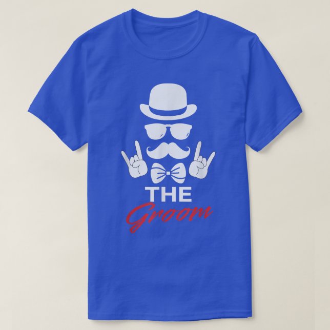 Die GroomWedding Bachelor Party T-Shirt (Design vorne)