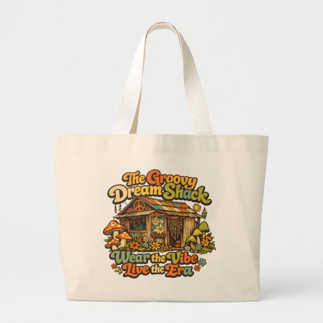 Die Groovy Dream Shack Jumbo-Tasche Jumbo Stoffbeutel (Vorne)