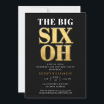 Die große 60. Überraschung Geburtstag Black Gold E Einladung<br><div class="desc">Die Big 60. Überraschung Geburtstag Black Gold Elegant Einladung Ihre Gäste werden wissen,  dass dies ein besonderes Party,  wenn Sie nur auf diese Einladung!</div>