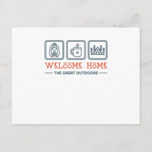 Die große Außenanlage Postkarte