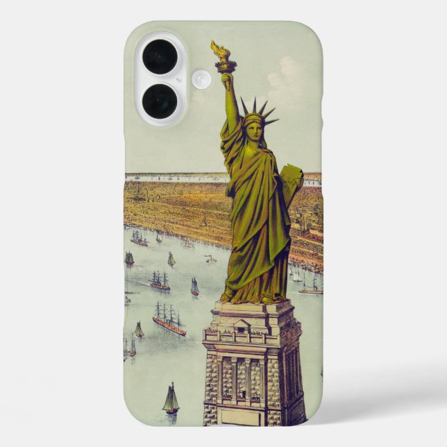 Die große Bartholdi-Statue, Freiheitsstatue Case-Mate iPhone Hülle (Rückseite)
