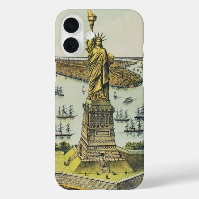 Die große Bartholdi-Statue, Freiheitsstatue Case-Mate iPhone Hülle (Rückseite)
