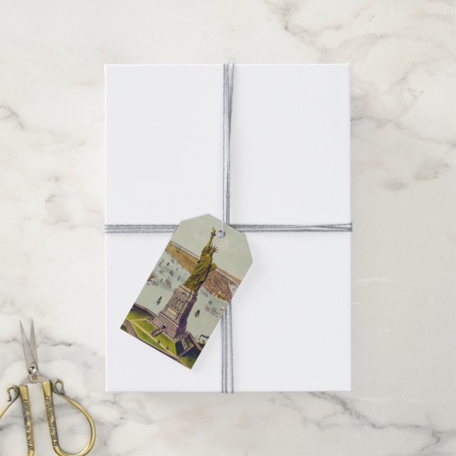 Die große Bartholdi-Statue, Freiheitsstatue Geschenkanhänger (Mit Garn)