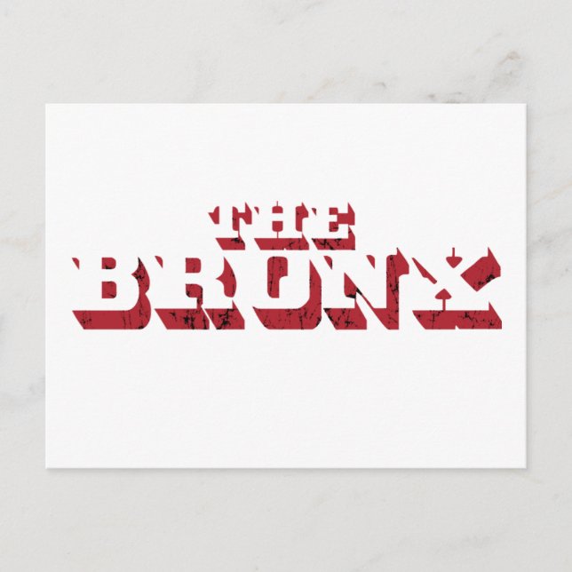Die große Briefkarte der Bronx Postkarte (Vorderseite)