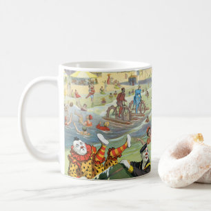 Die große Coney Island Wasserkarneval Kaffeetasse
