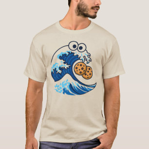 Die große Cookie-Ess-Welle vor Kanagawa Googly T T-Shirt