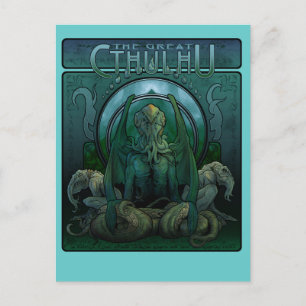 Die große Cthulhu-Postkarte Postkarte