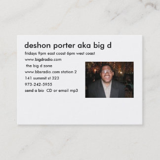 die große d-Zoneninfo-Karte Visitenkarte