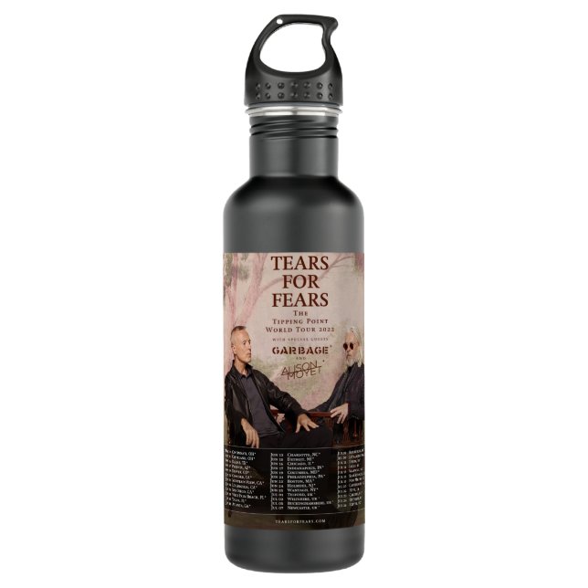 Die große Design-Pop-Musikband für Fan Rock Edelstahlflasche (Vorderseite)