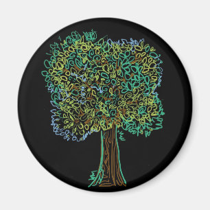 Die große Eiche Magnet