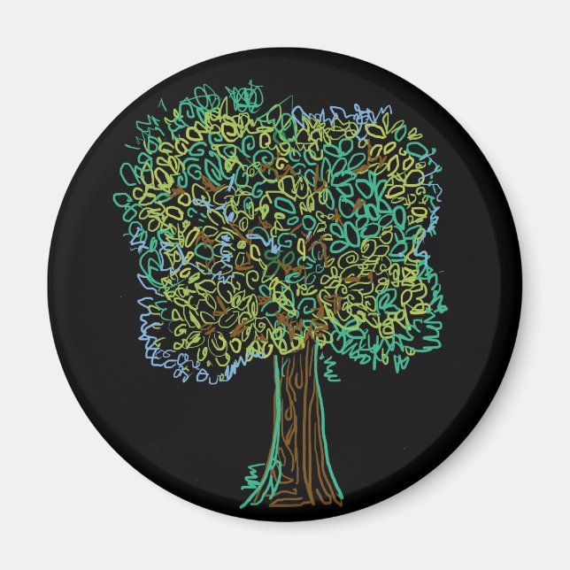 Die große Eiche Magnet (Vorne)