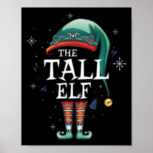 Die große Elf-Weihnachten-Elf-Familie für Christma Poster