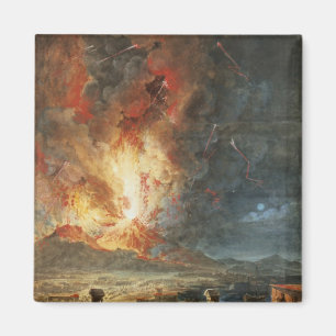 Die große Eruption vom Vesuv Magnet