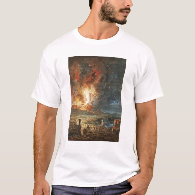 Die große Eruption vom Vesuv T-Shirt (Vorderseite)