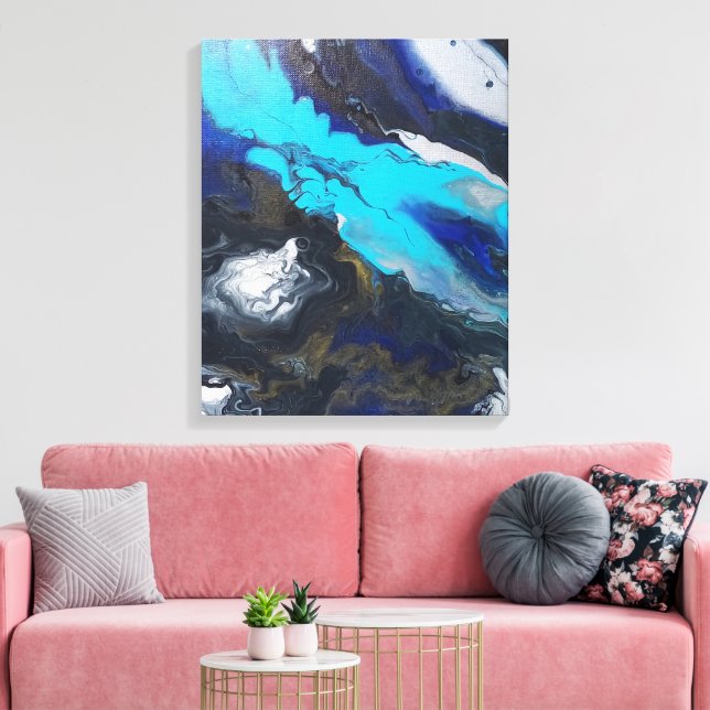"Die große Expansion." Leinwanddruck (Insitu (Wohnzimmer))