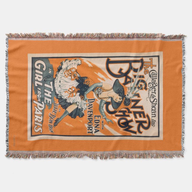 Die große Fahnen-Show "das Mädchen von Paris " Decke (Vorderseite)