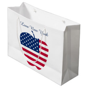 Die große Flagge NYC Apples Amerika Geschenktüte