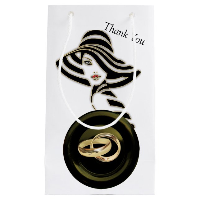 Die große Gatsby Inspiration Geschenktasche Kleine Geschenktüte (Vorderseite)