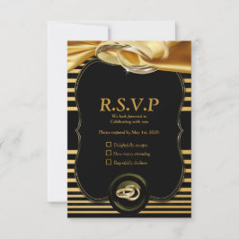 Die große Gatsby-RSVP-Karte RSVP Karte