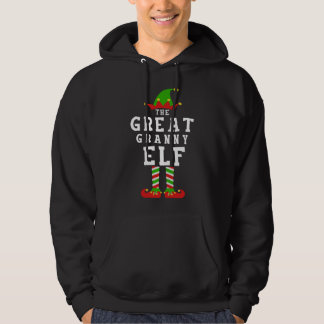Die Große Granny Elf Kostüme Weihnachtsmatte Hoodie