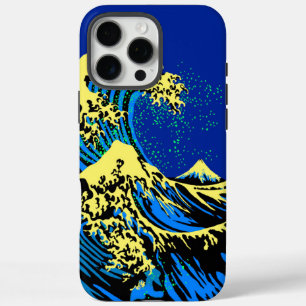 Die große Hokusai-Welle im lebendigen Stil des Pop iPhone 16 Pro Max Hülle