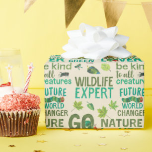 Die große Hungersnot der Raupe in der Zukunft Geschenkpapier