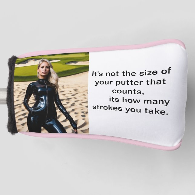 Die Größe Ihres Putter Golf Headcover (Vorderseite)