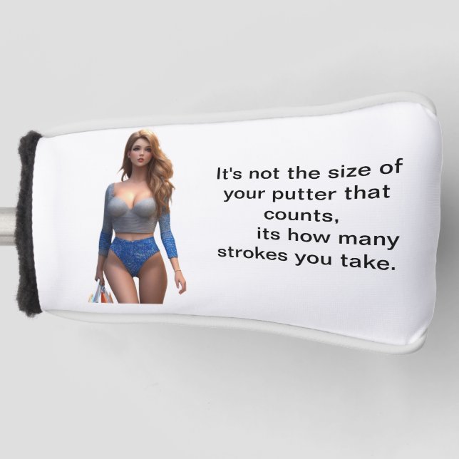 Die Größe Ihres Putter Golf Headcover (Vorderseite)