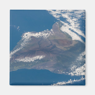 Die große Insel Hawaii und ihre Berge Magnet